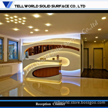 2013 Luxurious Stylish Design Commercial Salon LED Reception Counter (TW-MART-026)
